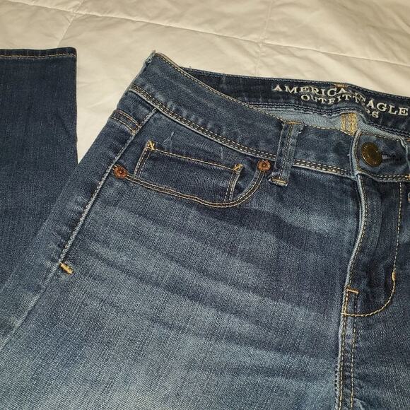 American eagle size 2 short womens super skinny jeans - Picture 2 of 11